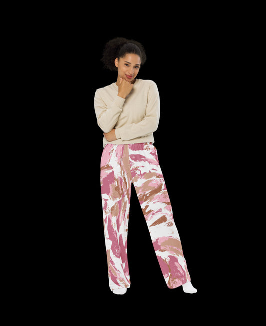 „Painted Pink“ wide-leg pants