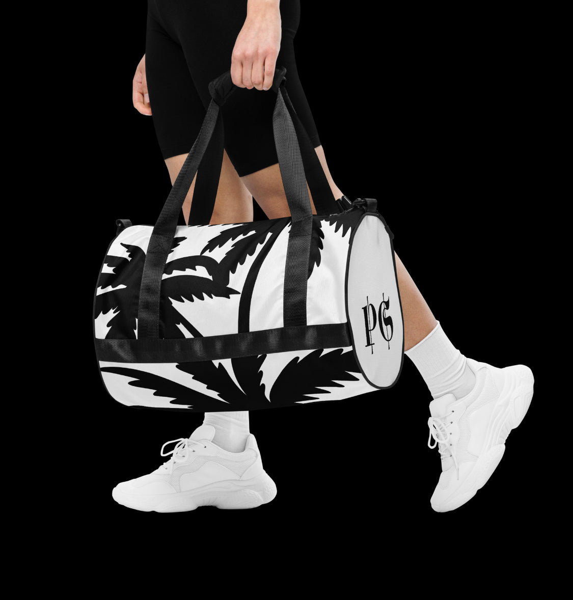 White gym bag