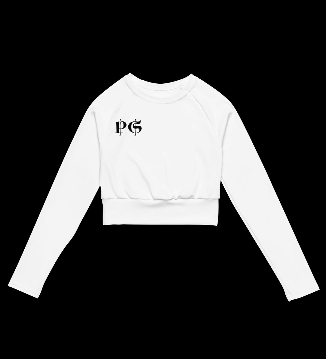 The Recycled long-sleeve crop top