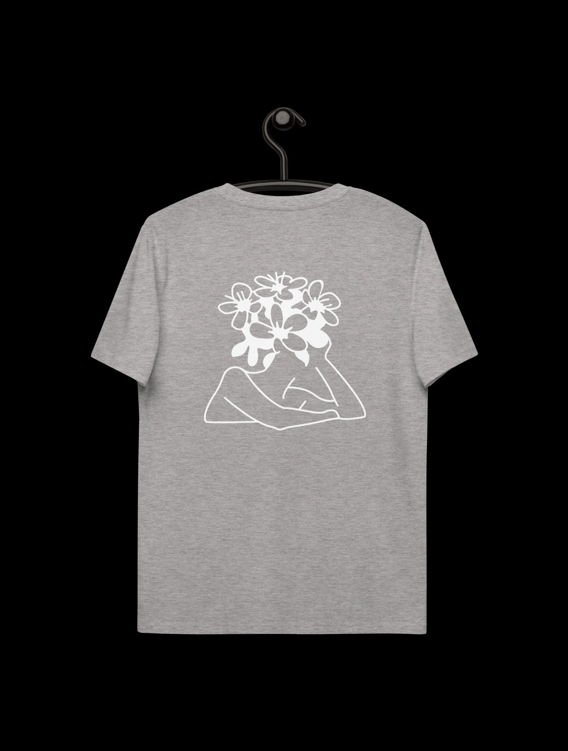 „Flower thought“ Unisex organic cotton t-shirt