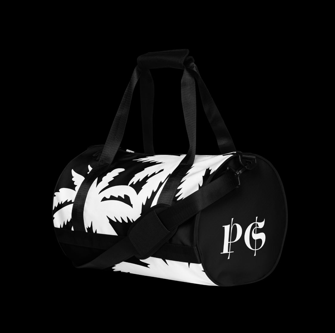 Black gym bag