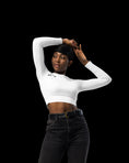 Load image into Gallery viewer, The Recycled long-sleeve crop top
